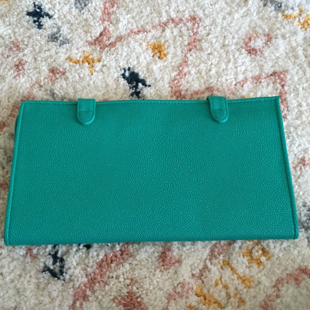 Jet Set Travel Case Kendra Turquoise with Dust Bag - Picture 4 of 16